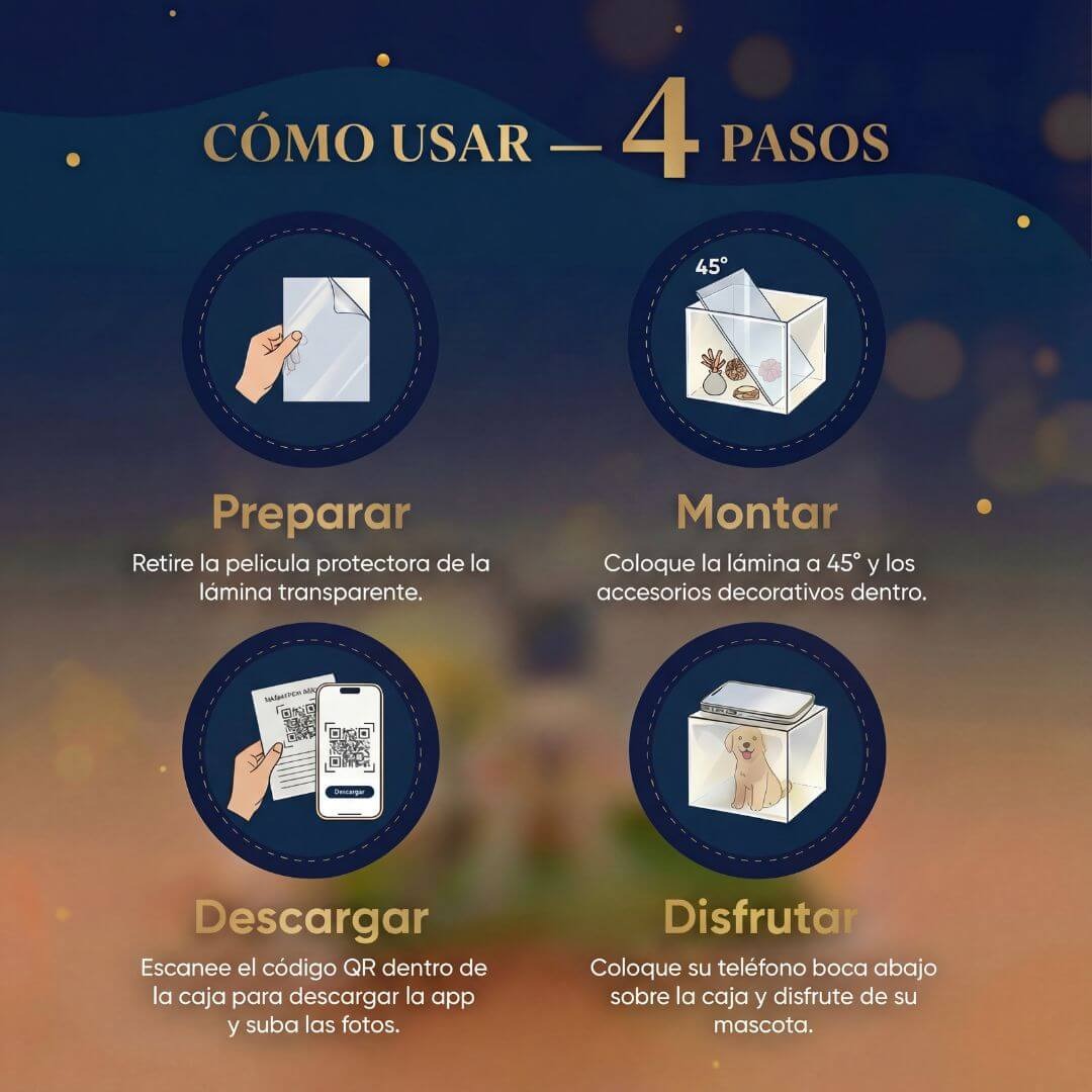 Recuerdo Holográfico Mascota